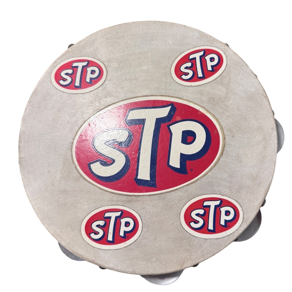 Vintage STP Stone Temple Pilots Wood Tambourine Made in Japan 8"